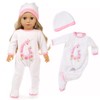 ZQDOLL 19 pcs American Doll Clothes Gift for 18 inch