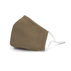 Adult Youth Kids Sizes Cotton Face Masks / Coverings With Built in Nose Bridge Wire and Filter Pocket - Reusable / Washable - Adjustable Ear Loops 1 or Mixed Assorted Pack (Youth, Dark Khaki .)