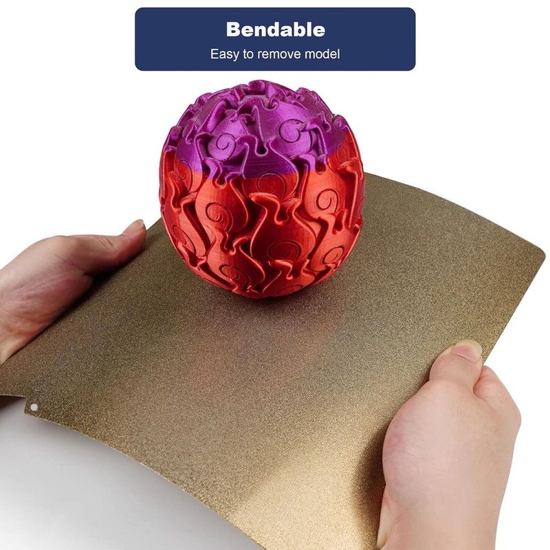 3D Printing PEI Build Plate Dual Side 184x184mm Spring Steel