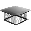 Unbranded 9x9 Inch Chimney Cap Square Chimney Cover Galvanized Steel