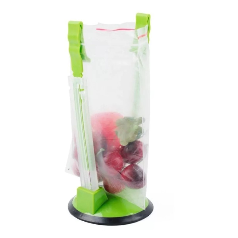 Estuchelandia Soporte Ajustable Bastidor Para Bolsas Ziploc Gadget Cocina