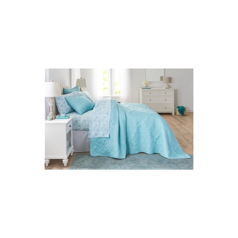 BrylaneHome Comfort Cloud Bedspread - King, Lilac