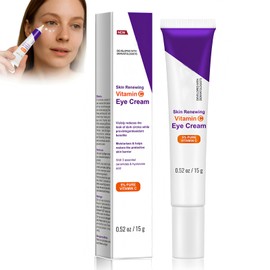 15g Augencreme Gegen Falten, VC Anti-Aging-Augencreme, Augenpflege, gegen dunkle Augenringe, Aufhellung & Faltenpflege, Reduziert wirksam Augenfältchen - Style B