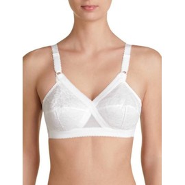 Playtex Bra Woman Cross Your Heart Non-Wire Bra x1, White, 34D