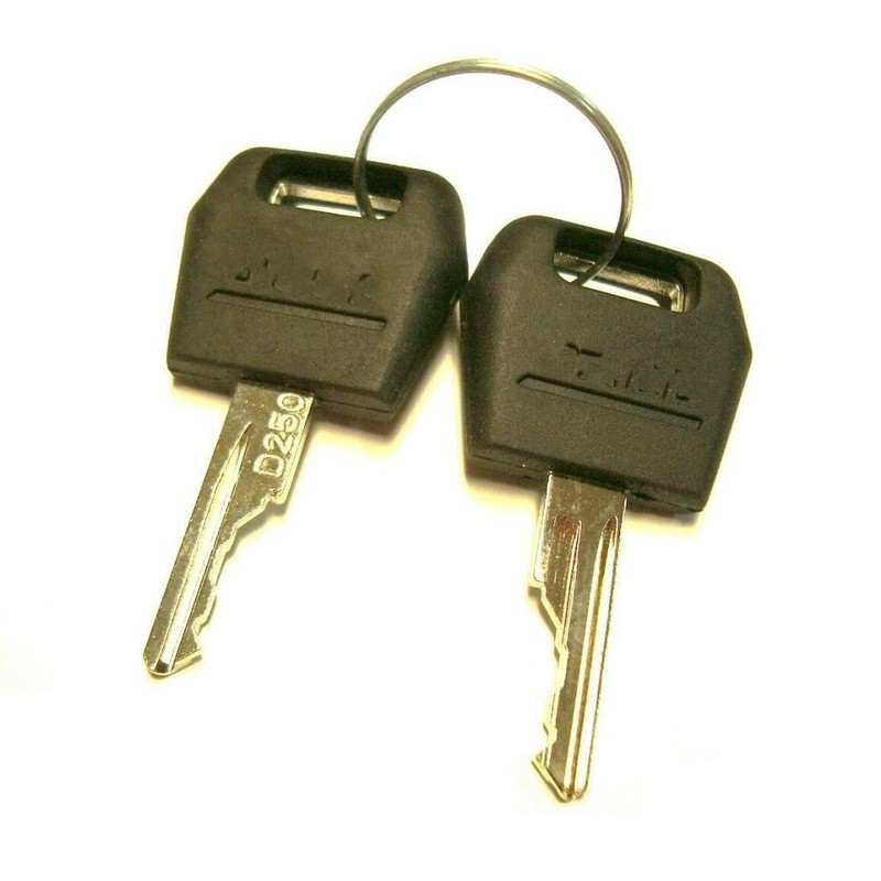 3 Pcs Black Ignition Keys Replacement Key for Case IH