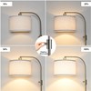 【Upgraded】 Dimmable Floor Lamp, 1200 Lumens LED Bulb Included, Gold