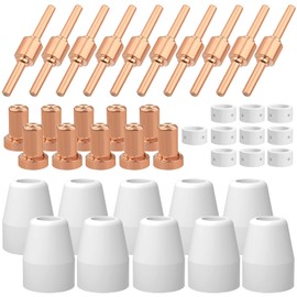 RYXZEN Plasma Cutter Accessories PT31 Extended Air Plasma Cutting Nozzle Electrode Consumables Plasma Cutter Replacement Parts Consumables Plasma Cutting Nozzles for CUT40 CUT50 CT312 Pack of 40