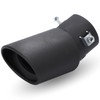 calm wish Muffler Cutter, Downward, Slash, Oval, Flip-up, 1 Piece,