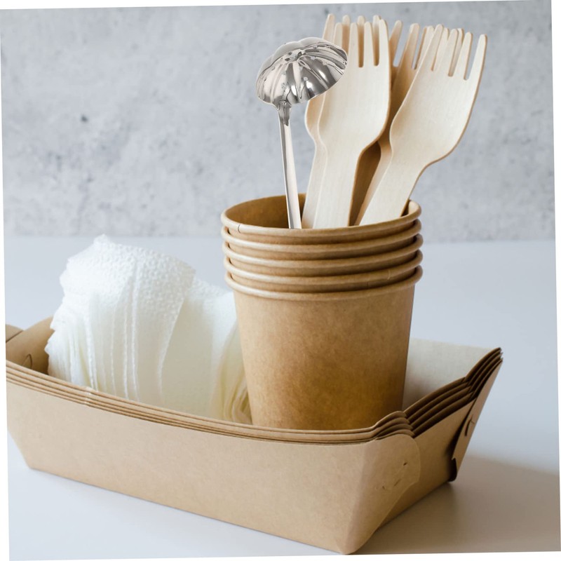 SHOWERORO 304 Stainless Steel Slotted Spoon Multi-Use Cooking Spoon Hanging