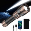 SKYFIRE LED Flashlights High Lumens Rechargeable,5000mAh Super Bright Tactical Flashlights,Zoomable,6