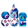 Cusdie Silica Gel DND Dice Set Polyhedral Resin Dice for