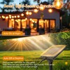 Solar String Lights Outdoor 100ft - 36+2 Shatterproof & Waterproof