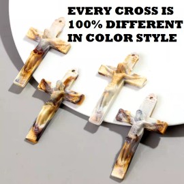 Fashion Jewelry Large ITALIAN IMPORT CROSS FAITH JESUS CRUCIFIX on 925 PLATED SILVER 20" CHAIN