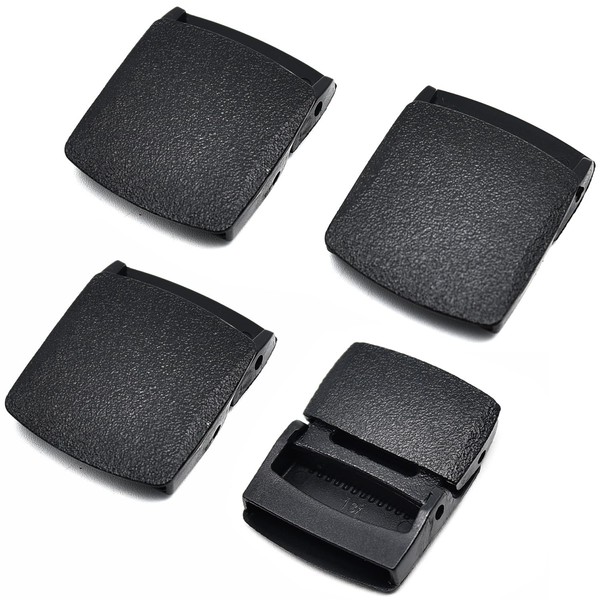 Surf turtle 38cm Plastic Belt Buckles 4 Pcs Black Nylon