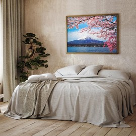 MISITU Puzzle 1000 Pieces for Adults and Children from 14 Years Classic Puzzles, Vulkan Fuji Puzzle 1000 Pieces