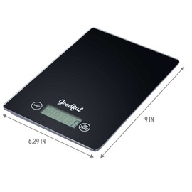 Goodful Digital Scale, One Size, Black