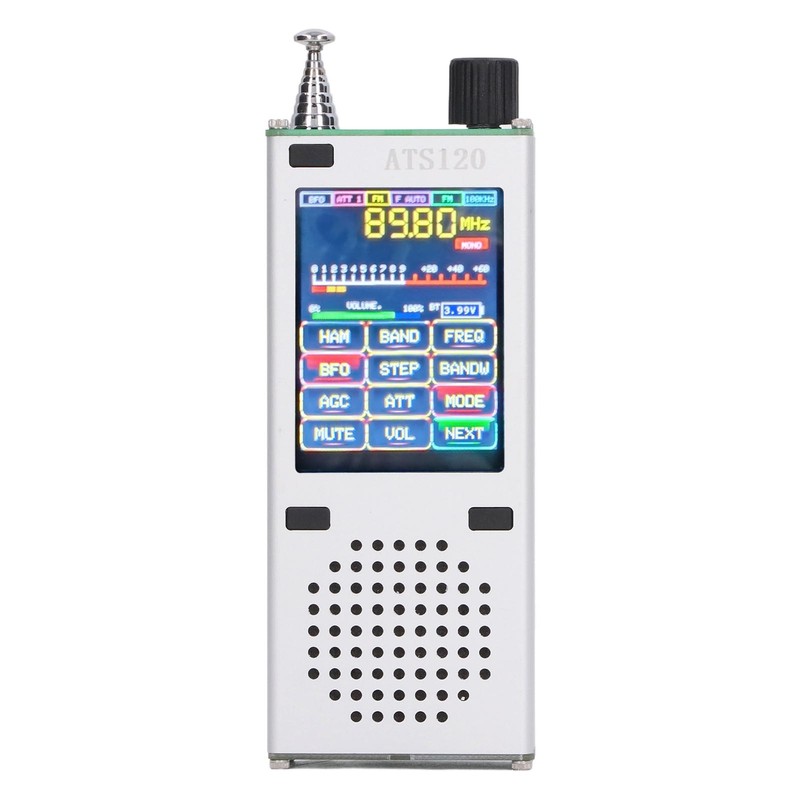 Full Band Receiver Worldband Radio Frequency 2.4in TFT Touch Screen
