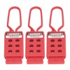 Greensen 6 Löcher Tagout HaSP Security Lockout HaSP 3PCS Isolation