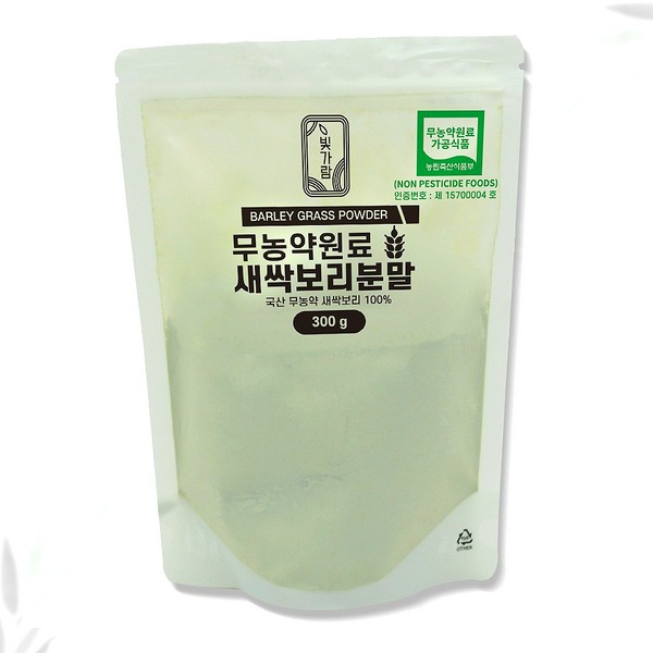 Pesticide-free raw material sprout barley powder 300g open field cultivation hydroponic cultivation, open field cultivation 300g / 무농약원료 새싹보리 분말 300g 노지재배 수경재배, 노지재배 300g