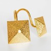 EleCharm Gorgeous Gold Shower Curtain Hooks Rings, Set of 12