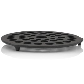 BBQ-Toro Dutch oven insert | Ø 20 cm tripod - round | cast iron stacking grate | trivet and cast iron grid