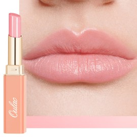Oulac Oulac Peachy Pink Lipstick - Moisture Shine Hydrating Lipstick & Tinted Lip Balm for Dry Lips, Medium Coverage Lip Colour | Juicy Look, Glossy Finish, Vegan, Cruelty-Free, Peachy Pink (22)