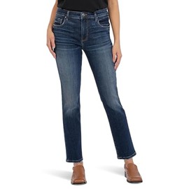 KUT from the Kloth Womens Reese High Rise Fab Ab Ankle Straight Long Inseam Regular Hem, Enchantment, 12