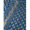 Yash Gallery Rayón Buta Print Anarkali Kurta para mujer, Azul.,