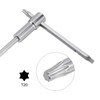 sourcing map T20 Sliding T-Handle Torx Star Wrench for T