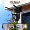 Codnida 5MP Outdoor WiFi Surveillance Camera, 2.4/5 GHz WiFi Camera