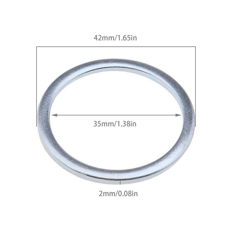 EMSea 4pcs 2mm Spacers Compatible with Bafang BBS01 BBS02 BBSHD