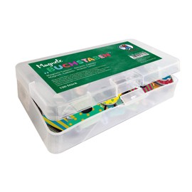 Ursus 43100099 Magnets Letters, Pack of 100 in a Plastic Tin, Various Designs and Sizes from 1.5 - 4.4 cm, with Small and Capital Letters, Ideal as a Gift for School