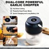 Casbomy Electric Garlic Chopper, Mini Portable Wireless Veggie Chopper with
