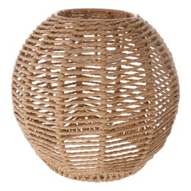Boho Rattan Lampshade Pendant Lamp Floor Lamp Paper Lampshade Pendant Light Shade Basket Lamps Hanging Lantern Table Lamp Replacement Shade Lampshade Accessories for Table Lamp Pendant Lights