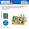 Larsen BM5 Farm Kids with Cow Puzzle