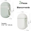 Jabonera de Viaje Portátil HAKUKU HAK03FZHBX con Drenaje y Asa