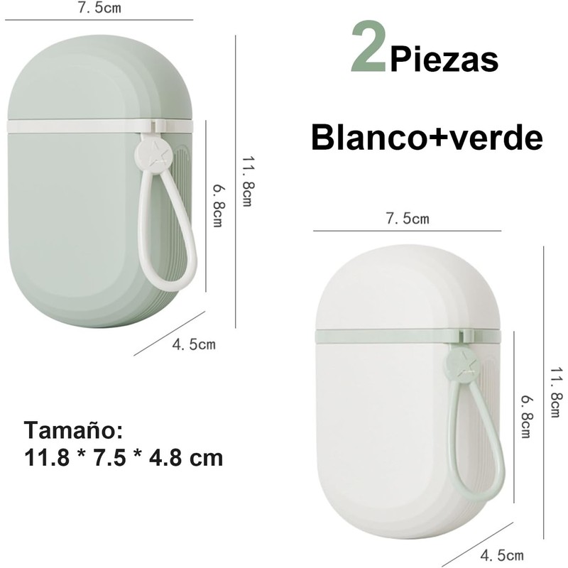 Jabonera de Viaje Portátil HAKUKU HAK03FZHBX con Drenaje y Asa