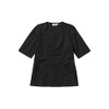 Ed Garments Women's Jewel Neck Housekeeping Tunic, Black, XL