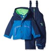Carter's Boys' Little Heavyweight 2-Piece Skisuit Snowsuit, house blue/current navy,
