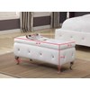 Kings Brand Furniture Bench, White