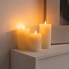 ANGELLOONG Flickering Flameless Candle with Remote, Real Wax Battery Operated