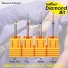 ianblues Nail Drill Flame-Shape Diamond Bit EFile for Nail Techs