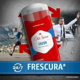 Old Spice Desodorante sin aluminio para hombres, alta resistencia, protección del sudor 24/7 y protección contra olores, frescura 24/7 y aroma durader