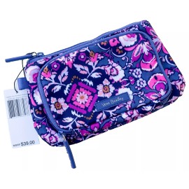 Vera Bradley Lighten Up Compact Organizer in Magenta Medallion.  NWT