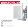 Gedotec Cabinet Hanger Adjustable Cupboard Holder for Screwing | Cover