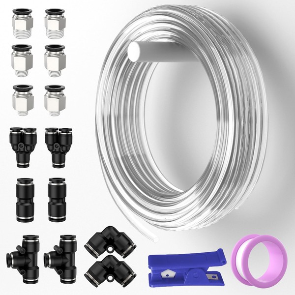 YAOJING Clear 1/4 air line air hose 1/4 Inch (6.35MM)