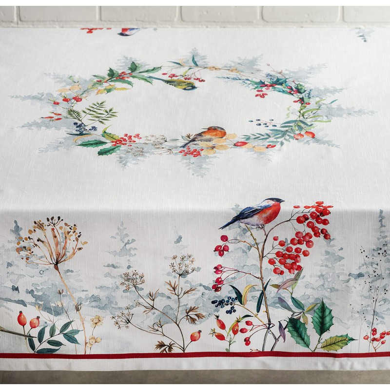 Maison d' Hermine Morzine 100% Cotton Tablecloth Kitchen Dining Table