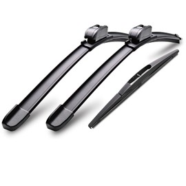 26"+22" Windshield Wiper Blades with 11" Rear Wiper Blade Replacement for Ford Explorer 2011-2022 All-season Wipers (Pack of 3)