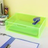 Acrylic Desk Organizer with Drawer for Makeup Vanity Stackable Desktop