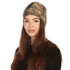 Ridge Cuff Beanie - 100% Merino Wool - Warm Winter Hat - Mossy Oak